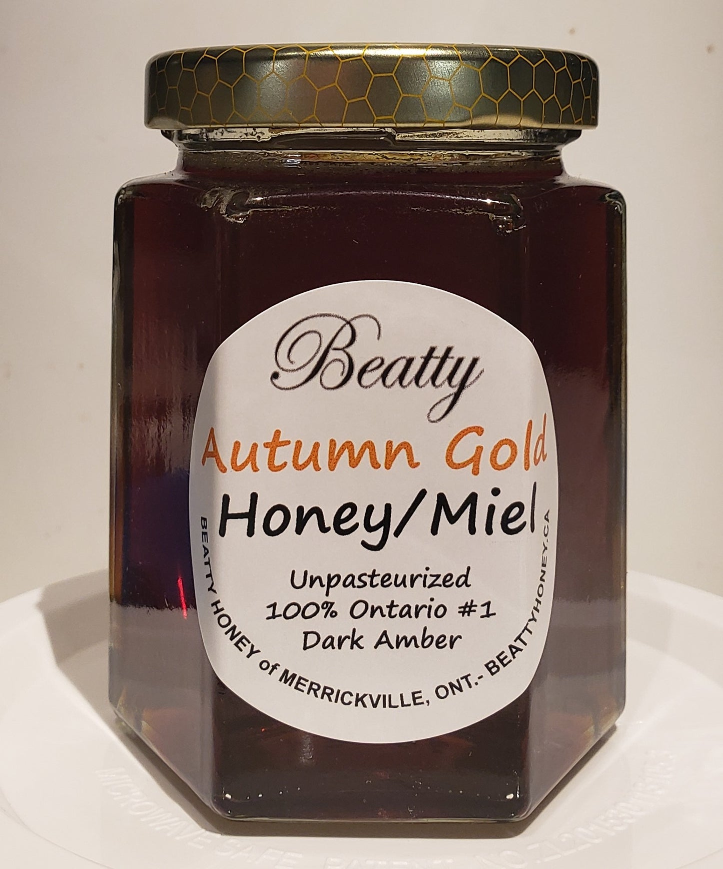 A rich smooth honey made from the blossoms of late blooming flowers. 